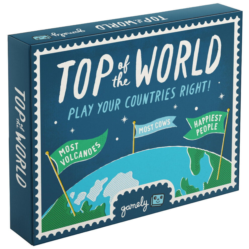 Photos - Other Toys Top of the World: The pocketsize globe-trotting game of top 10s. Travel the world in this game of knowledge, strategy & craf
