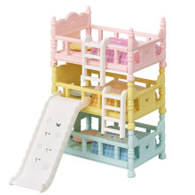 Sylvanian Families  5741 Triple Bunk Beds  Dollhouse Playsets