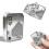 3 Layer Fidget Slider, Relieve Stress Hand Spinners Toy (Silver A) 1