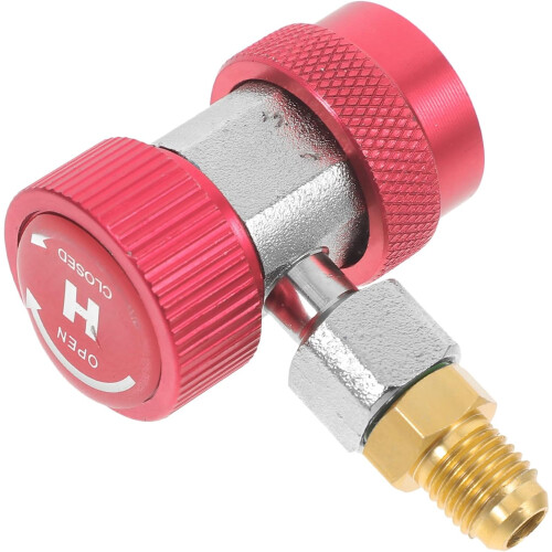 2PCS AC Quick Coupler Adapter for Car Air Conditioner System, Easy Installation, Wide Compatibility 1