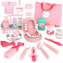 Dentist Toys for Kids Girls - Gifts for 3 4 Year Old Girls Dental Kit Toy, Doctor Role Play Set for Toddlers 3-5, Montessori Toys Playset Medical Kit