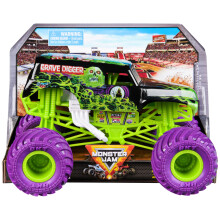 Monster Jam, Official Grave Digger Monster Truck, Collector Die-Cast Vehicle, 1:24 Scale, Kids' Toys for Boys and Girls Aged 3 and up