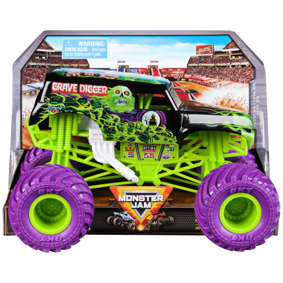Monster Jam Official Grave Digger Monster Truck Collector Diecast Vehi