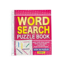 WF Graham Wordsearch Puzzle Book - Spiral Bound Brain Teasers Travel Puzzles Book with over 300 Puzzles - BUMPER SIZE - Adult Activity - Mind Excersi