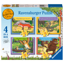 Ravensburger The Gruffalo 4 in a Box Jigsaw Puzzles for Kids Age 3 Years Up - 12, 16, 20 & 24 Pieces