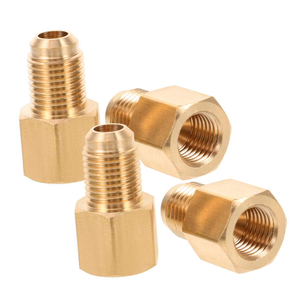 4Pcs Air Conditioning Quick Coupler Copper Refrigeration Adapter Set For Hvac And Vacuum Pump 9455672906302