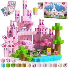 Annexfun Magnetic Building Blocks-100PCS Magnetic Blocks Cubes Tiles