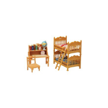 Sylvanian Families Children's Bedroom Set - dollhouse furniture 5338