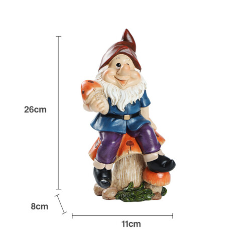 Resin Dwarf Figurine Hand Painted