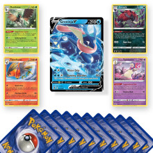 Genuine Pokemon Cards - TCYM Packs - 10 Cards with a GUARANTEED V/VX/EX/GX/VM