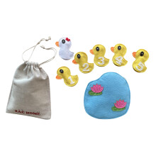 5 Little Ducks Nursery Rhyme Finger Puppet