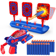 Kids Toys for 3-9 Year Old Boys, Electronic Digital Target with Gun Early Christmas Xmas Presents Toy for Nerf Toys 3-9 Year Old Boy Gifts Toys for 3