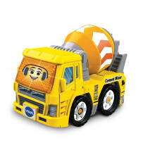 VTech Toot-Toot Drivers Cement Mixer, Toy Car for 1 Year Old, Pretend Play Vehicle with Lights and Sounds, Interactive Toddlers Toy for 12 Months, 2,