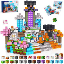 ToyUnited Magnetic Blocks, 150PCS Magnetic Building Blocks Tiles Cubes for Ages 3 4 5 6 7 8 9 10 Boys Girls, Dark Swordsman Construction Toys STEM Se