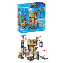 Playmobil | Pirates | Pirate Harbour with Pirate Prison | Pirate Figures | Pirate Toys | Toys for Children aged 4+ | 71792
