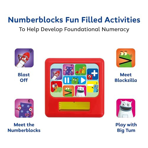 Numberblocks - Number Fun Toy - Count With Number Blocks and Learn Basic Maths - Perfect for Interactive Play & Child Development, Features 8 Fun Act 1