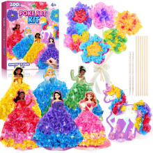 ZOOI Craft Kits for Kids, Poke in Arts and Crafts for Girls Age 4-9 Yaer Old Girls Gifts for Teenage, Easter Valentines Gifts for Kids, Party Bag Fil