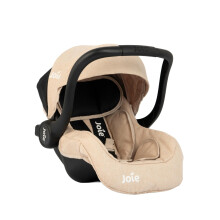 Joie Junior I-Gemm Dolls Car Seat In Stone | Comfort Carry Along Chair | Baby Doll Travel Car Seat With Storage | Integrated Strap Fits Dolls up to 4