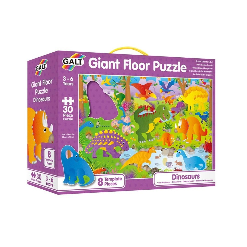 Galt Toys, Giant Floor Puzzle - Dinosaurs, Floor Puzzles For Kids, Ages 3 Years Plus