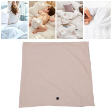Heated Blanket Beige Plush Overheating Protection Auto Power Off