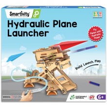 Smartivity 2in1 Hydraulic Aeroplane & Dart Launcher STEM Toy for Kids 6-8-10-12-14 Years Old Shoots Planes/Darts I Christmas/Birthday Gifts for Boys