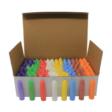 Bright Ideas Chunky Chalk Class Pack, PK160 Pieces Bright Coloured Playground Chalk for Children, Bright Washable Sidewalk, Pavement, Blackboard Chal