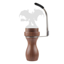 Jucoci Painting Handle for Miniautres Black Walnut Paint Handle Compatible with Warhammer, DND, Scale Model, Fantasy Figurines (Extend Version 02)