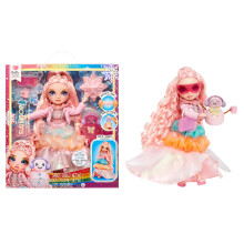 Rainbow High Winter Wonderland - Bella (Pink) - 28 cm Fashion Doll, With Hidden Magic Snow That Puffs Up with Water, Comes with A Snowman Kit, Suitab