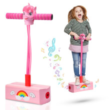 Toyzey Unicorn Toys for Girls Age 3 4 5 6 7 8 9 10 11 12, Foam Pogo Jumper Toys for 3-12 Year Old Girls Indoor Toys 3-12 Year Old Girls Gifts