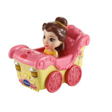 VTech Toot-Toot Drivers Belle's Enchanted Carriage, Official Disney Princess Pretend Play Vehicle with Lights, Phrases and Songs, Interactive Toddler