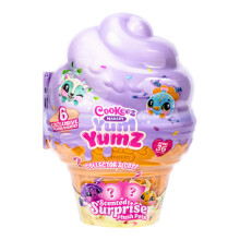 Cookeez Makery Yum Yumz Collector's Case, A Giant Ice Cream Case That Can Store 36 Yum Yumz! Includes 6 Exclusive Plush Plus A Fun Sticker Sheet to D