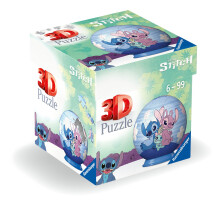Ravensburger Disney Stitch and Friends 54 Piece 3D Puzzle Ball for Kids, No Glue Required, Includes Stand, Ages 6 Years and Up