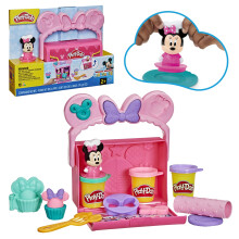 Play-Doh Disney Junior On-the-Go Bakery Playset with Minnie Mouse, Play Food Preschool Toys, Arts & Crafts Presents for Children Ages 2+