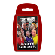 Top Trumps Top 30 Darts Greats V2 Classic Card Game, Play with Phil Taylor and Luke Littler, Educational pack that makes a great gift, for ages 6 plu