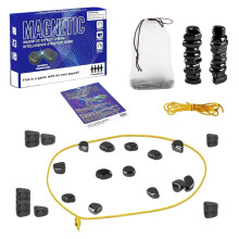 SPRIGLY Magnetic Chess Board Game with Stones – Educational Strategy Game for Adults, Portable & Travel-Friendly, Great Gift for Family, Christmas &