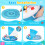 Inflatable Pool Float ACELIFE Swimming Float with Adjustable Safety Seat 5