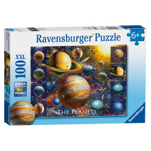Ravensburger The Planets 100 Piece Jigsaw Puzzle with Extra Large Pieces for Kids Age 6 Years and Up