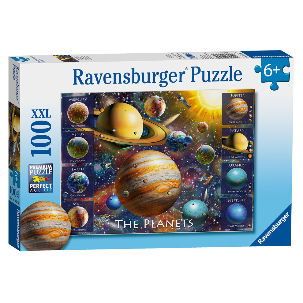 Photos - Jigsaw Puzzle / Mosaic Ravensburger The Planets 100 Piece Jigsaw Puzzle with Extra Large Pieces for Kids Age 6 Years and Up 