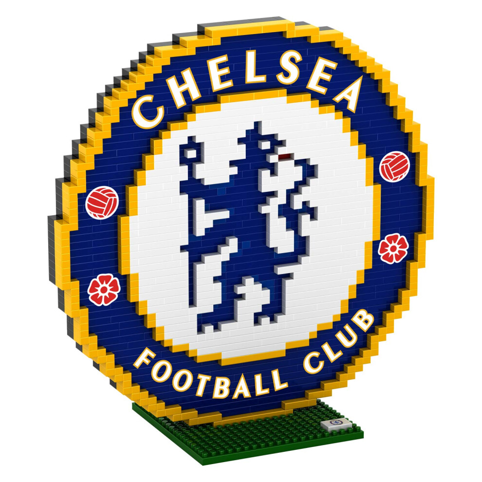 Photos - Construction Toy FOCO Football Chelsea BRXLZ Construction Building Toy Collection Logo