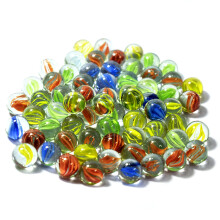ARSUK Glass Marble 40 Pcs - Cats Eye Marbles for kids Glass Material Children's ground Play indoor & outdoor also home decorative assorted traditiona