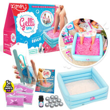 ZIMPLI - Gelli Spa, 5 Use Pack, Pedicure Set, Massaging Marbles & Mint Essential Oil, Kids Pamper Sleepover Party Treat for Tweens, Xmas Gift for Gir
