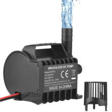 12V Submersible Water Pump 330L/H Small Fountain Pump with Suction Cup Base and Steady Flow