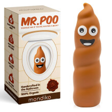 Mr. Poo Squishy Toy - Funny Stress Ball for Kids & Adults - Soft Stress Relief & Sensory Fidget Toy, Christmas Stocking Filler Slow Rise Stretchy Poo