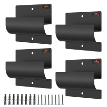 Garage Storage Hooks Ladder Hangers Heavy Duty Wall Mount RustResistant 4 Pack
