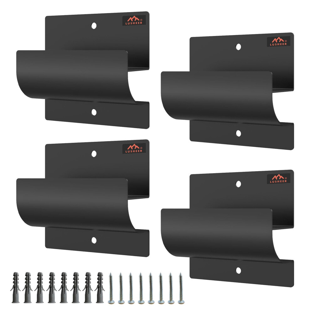 Garage Storage Hooks Ladder Hangers Heavy Duty Wall Mount Rustresistant 4 Pack 9070919977381