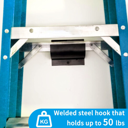 Garage Storage Hooks Ladder Hangers Heavy Duty Wall Mount RustResistant 4 Pack 2