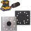 Sander Backing Plate 1/4 Sheet Pad Replacement for Black and Decker BD5000 BD2711 Dust Collection 5