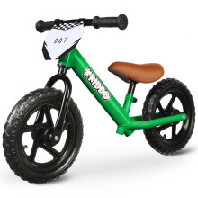 KRIDDO Toddler Balance Bike 2 Year Old, Age 18 Months to 5 Years Old, 12 Inch Push Bicycle with Customize Plate (3 Sets of Stickers Included), Gift B