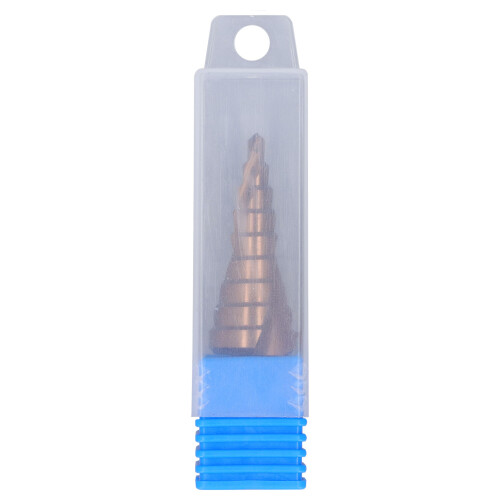Titanium Plated Step Drill Bit 4-20mm 1/4in HSS Spiral 1