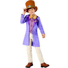 Rubies Official WB Willy Wonka Childrens Costume, Kids Fancy Dress, Size Age 5-6 Halloween, World Book Day
